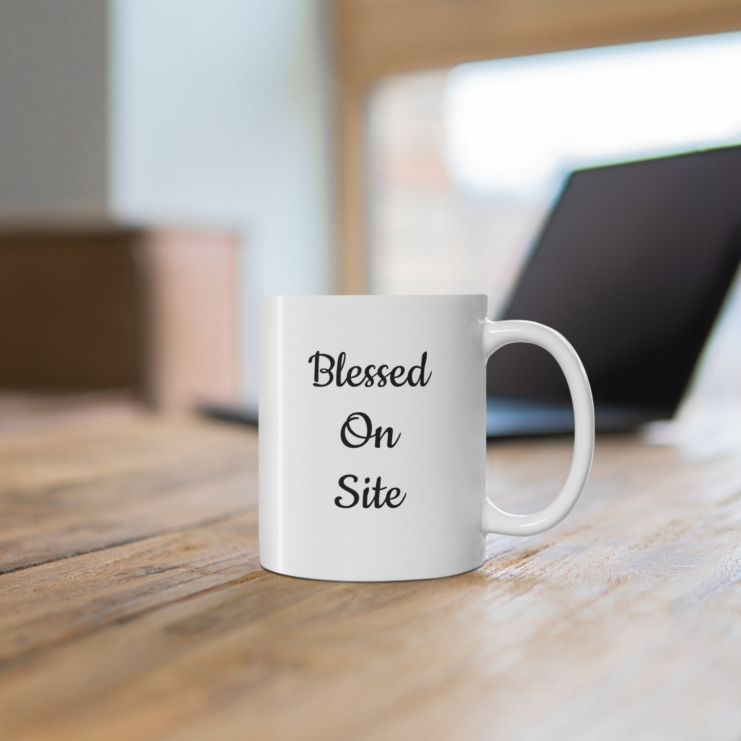 Mug 11oz Blessed On Site Coffee Cup