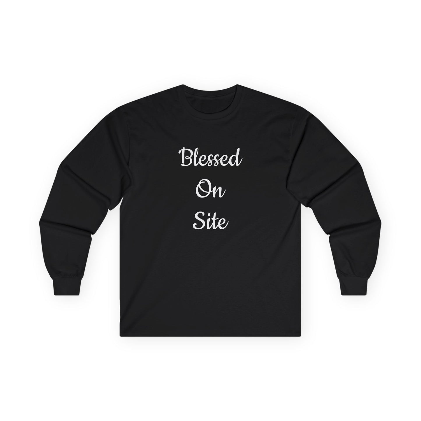 Long Sleeve Tee Blessed On Site