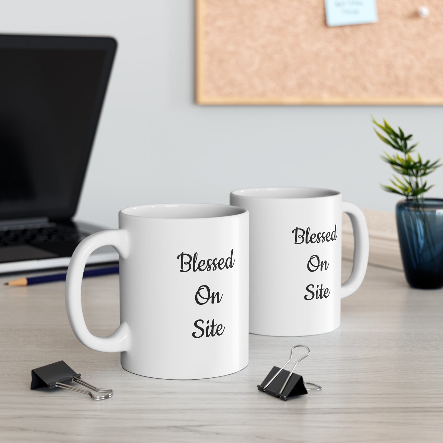 Mug 11oz Blessed On Site Coffee Cup