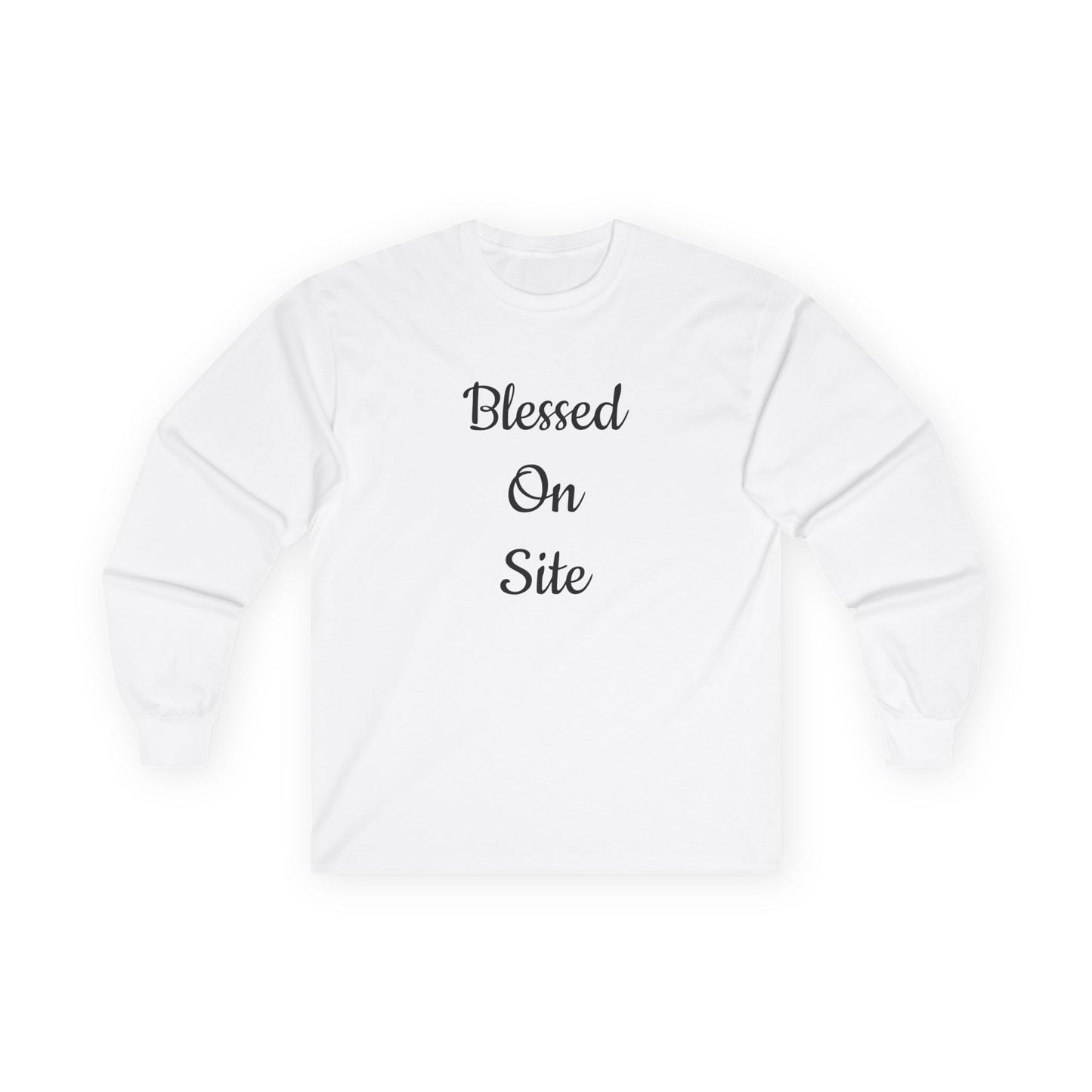Long Sleeve Tee Blessed On Site